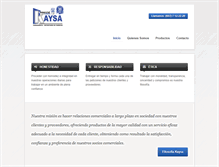 Tablet Screenshot of kaysa.com.mx